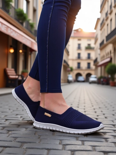 Royalfashion Женские спортивные мокасины Sortpes