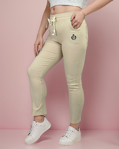 Royalfashion Moteriškos medžiaginės kelnės PLUS SIZE