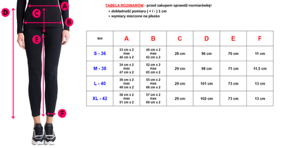 Czarny damski komplet dresowy - Odzież