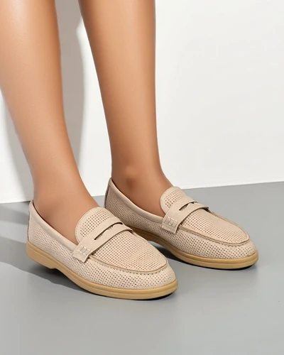 Karališkoji mada Skylėtos moteriškos mokasinai Sierros