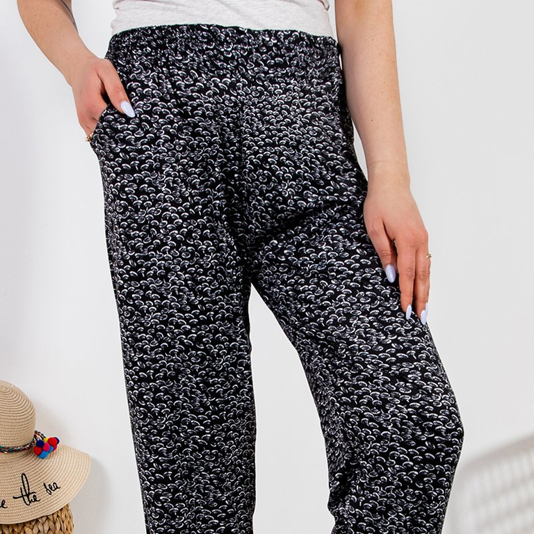 Женские брюки с узором PLUS SIZE