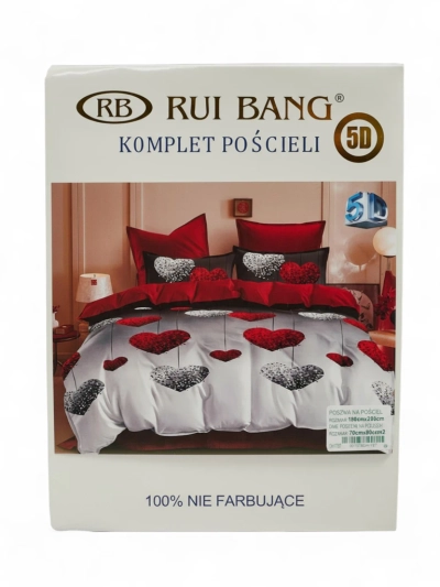 Royalfashion Raštuota patalynė 180x200 komplektas 3 DALYS