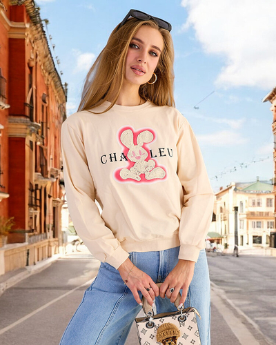 Royalfashion Женская хлопковая тонкая толстовка с принтом