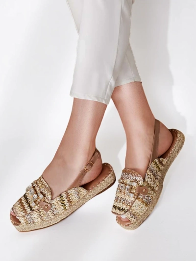"Royalfashion" Moteriškos espadrilės atvirais pirštais