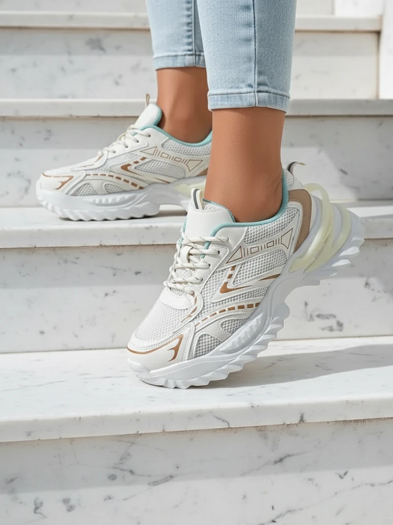 Royalfashion Moteriški sportiniai sportbačiai ant storesnio pado Nettes