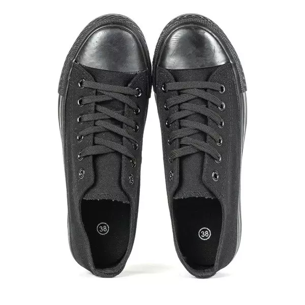 Czarne trampki damskie Noenoes - Obuwie