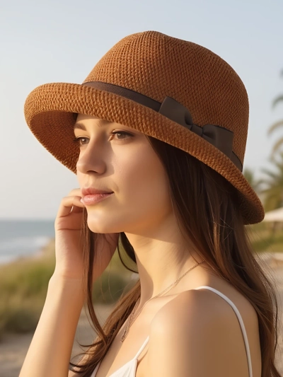 Royalfashion Moteriška skrybėlė su kaspinu Summer Grace