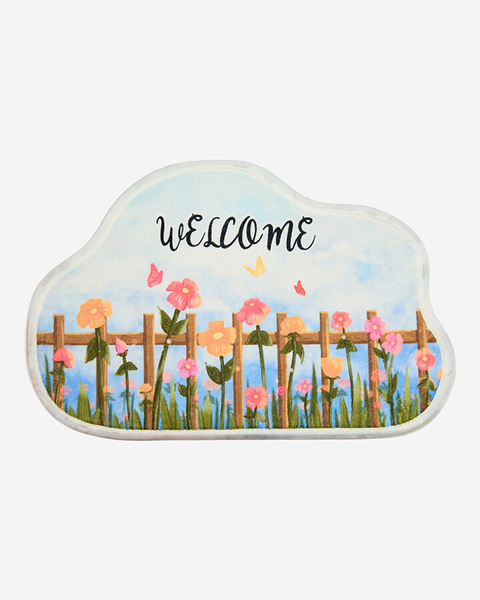 "Royalfashion" Spalvingas kilimėlis su gėlėmis 40x60