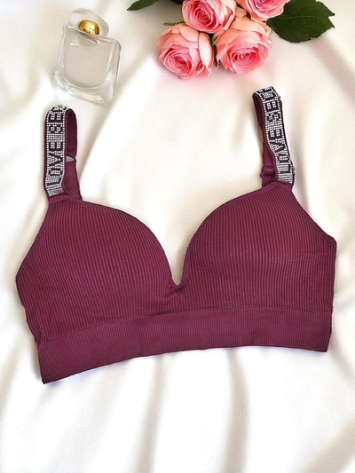 Royalfashion Женский спортивный бра с мягкой чашкой Active Chic