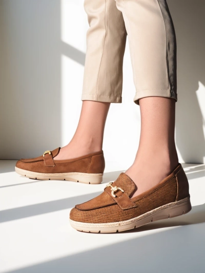 Royalfashion moteriški žemakulniai batai su dekoracija ant piršto