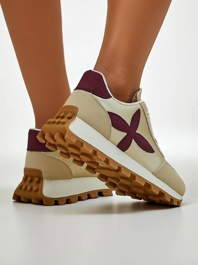 Royalfashion moteriški sportiniai sneakers'ai su storesniu padu Aloqa