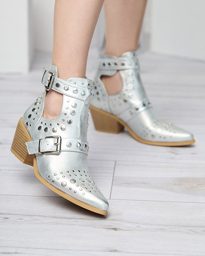 Sidabriniai kulkšnies batai su Farrcy jets - Avalynė