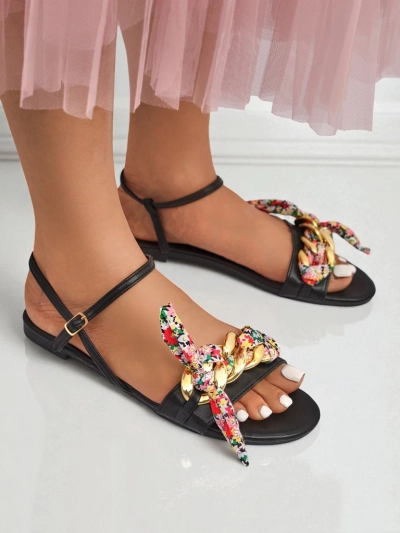 Royalfashion Женские сандалии на плоской подошве BareLuxe