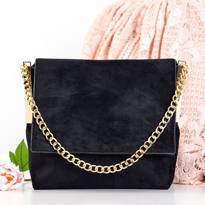 Damska torebka a'la skóra węża z marszczeniem - Torebki