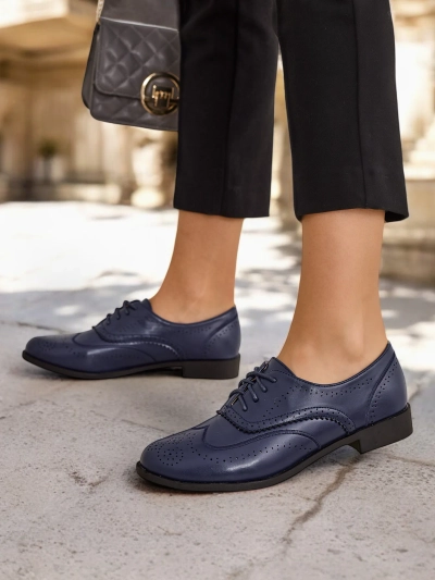 Женские туфли на шнуровке Геролюв