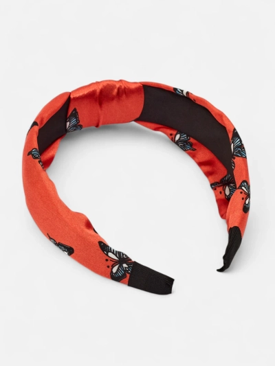 Royalfashion Opaska do włosów w kratkę z motylami Butterfly Weave – odlotowy dodatek!