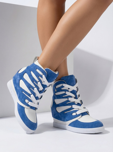 Royalfashion Moteriški sportiniai batai ant kulno Pamstinsa