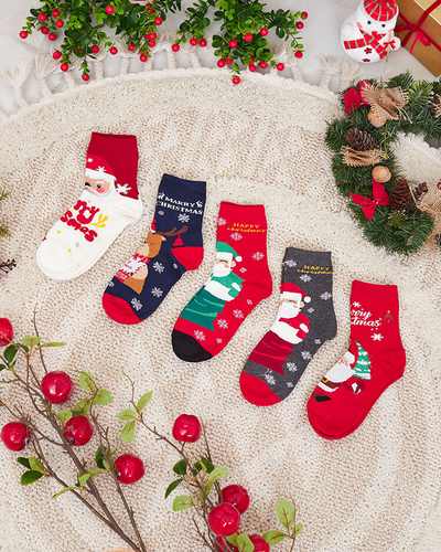 Royalfashion Набор женских рождественских носков 5/упак