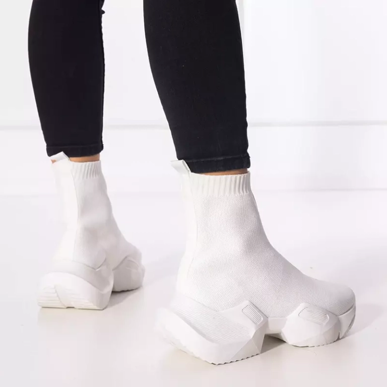 OUTLET White Gohi moteriški aukšti sportiniai bateliai - Avalynė