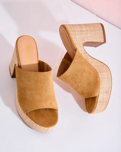 "Royalfashion" Moteriškos basutės su kulnu "Voxon"