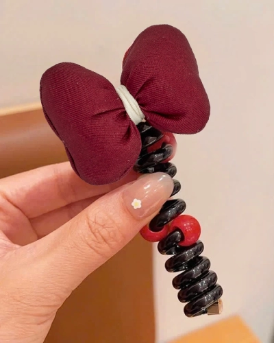Royalfashion Резинка для волос с бантиком Ribbon Coil