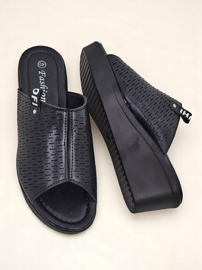 Royalfashion Женские шлепанцы на танкетке Luna Wedge