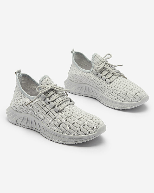 Серые женские спортивные туфли из ткани Orycys- Footwear