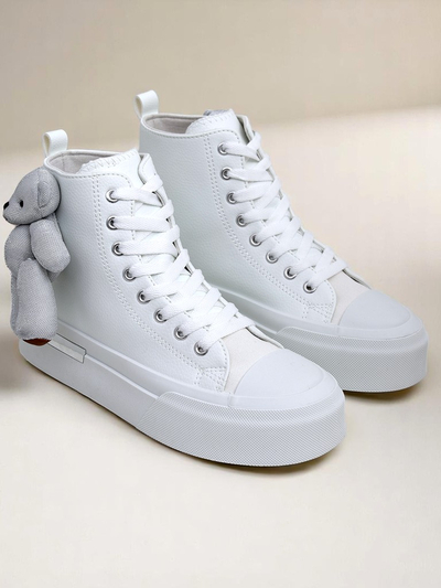 Royalfashion Женские высокие кеды с мишкой Теди