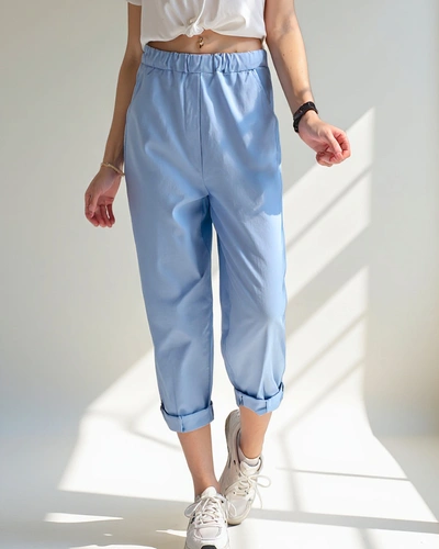 Royalfashion Moteriškos harem kelnės, pagamintos iš viskozės