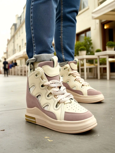 Royalfashion Высокие спортивные обуви для женщин сHidden wedge Oblaffi