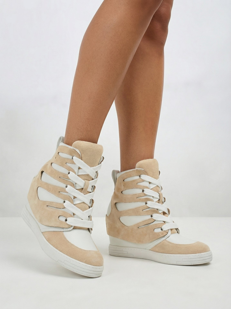 Royalfashion Moteriški sportiniai batai ant kulno Pamstinsa