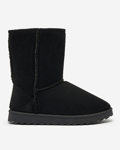 Royalfashion Черные сапоги a'la snow boots for women Leaner