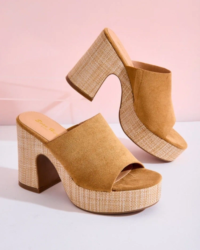 "Royalfashion" Moteriškos basutės su kulnu "Voxon"