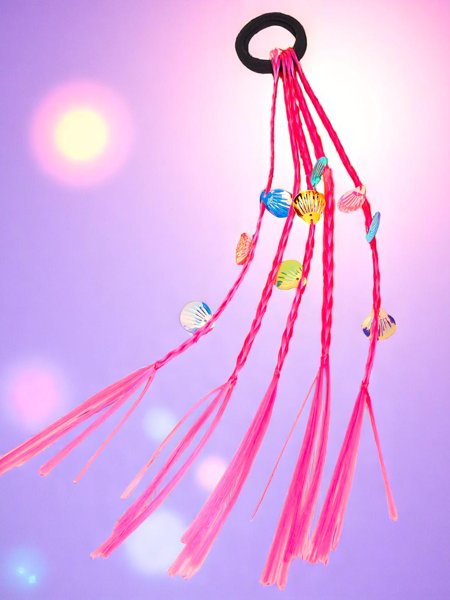 Royalfashion Įsegiamos kasytės su kriauklėmis ant elastingų gumelių