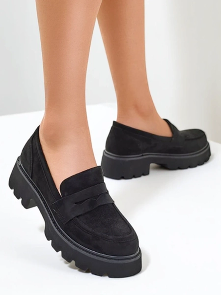 Royalfashion Moteriški ekologiški zomšiniai mokasinai Eratta