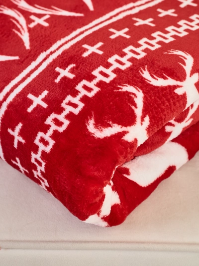 Karališkas mada Kalėdų antklodė 160x200