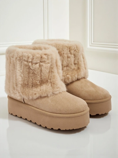 Ботинки a'la снегоходы женские с мехом Irelle