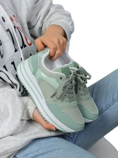 Royalfashion moteriški sportiniai sneakeriai ant platformos Revided