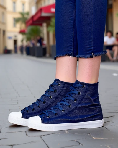 Royalfashion aukštos moteriškos sportinės batsnekrės Hirria