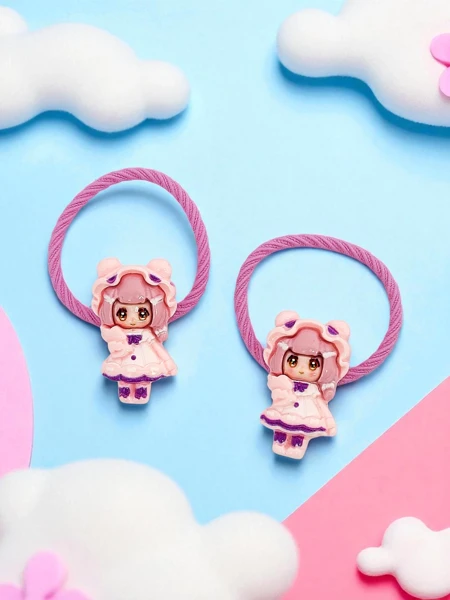 Bambina Rosetta plaukų gumytės su lėlytės motyvu