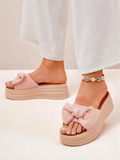 Royalfashion Женские шлёпанцы на платформе Givan