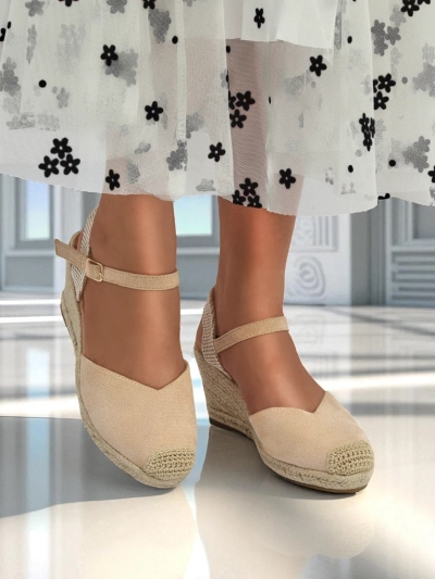 Royalfashion moteriškos pleištinės basutės Solara espadrilės