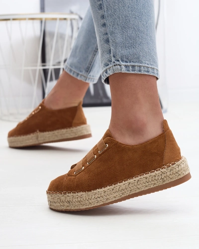 Коричневые женские спортивные кроссовки Alener - Обувь