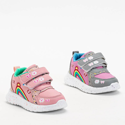 Серые кроссовки с принтом Odika