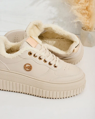 Royalfashion Утепленные женские кроссовки с мехом Sofi
