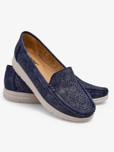 Royalfashion Женские перфорированные мокасины Besset
