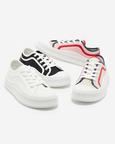 Moteriški sportiniai sportbačiai baltos spalvos Ladise- Avalynė