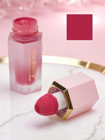 Kiss Beauty skystas skaistalas su kempinėle orchidėjų spalvos