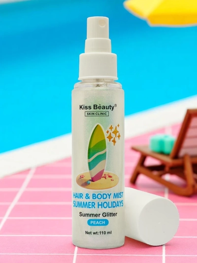 Summer Spray – Skystas švytėjimo suteikėjas plaukams ir kūnui Persikas
