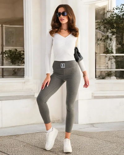 Royalfashion Женские эластичные леггинсы